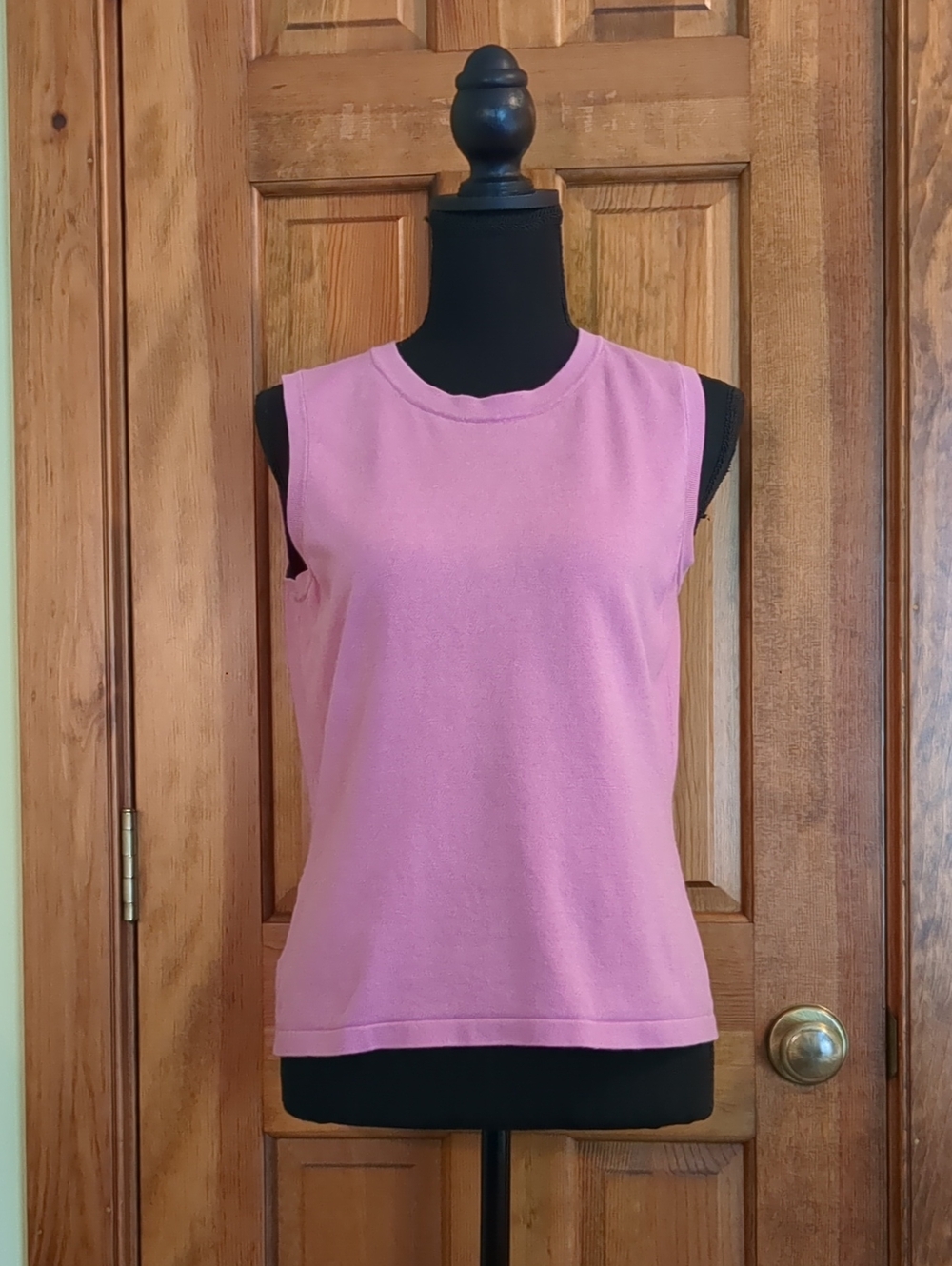 Ann Taylor Sleeveless Silk Blend Knit Top